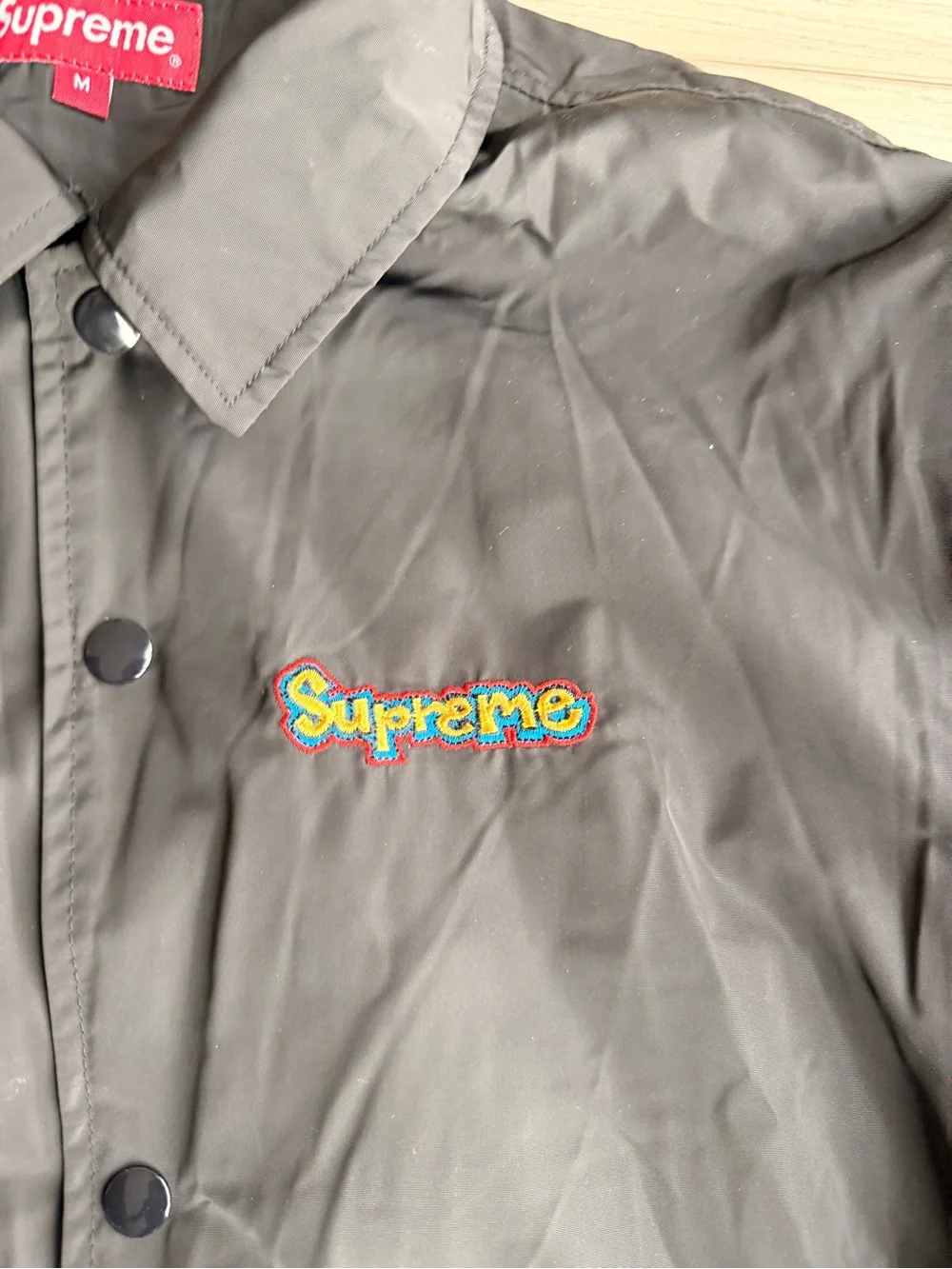 Supreme New York Gonz Logo Coaches Jacket - Medium